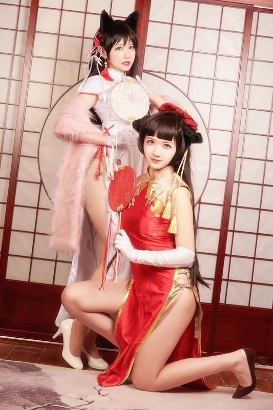 &Meiyi_烛墨 犬獒旗袍 - 源纱希喵喵喵